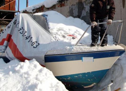 كيفية تخزين قارب في فصل الشتاء؟